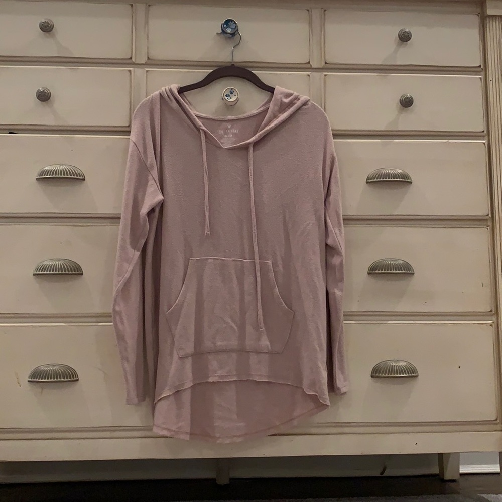 Plush pink top from American Eagle